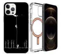 Custodia cover MagSafe per Apple iPhone 11 / Pro / Pro Max Magnetic Fantasia M10