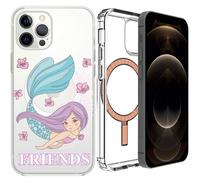 Custodia cover MagSafe per Apple iPhone 11/Pro /Pro Max Magnetic Trasparente U8A