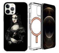 Custodia cover MagSafe per Apple iPhone 12 Mini Pro Max Magnetic Fantasia M5