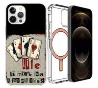 Custodia cover MagSafe per Apple iPhone 12 Mini Pro Max Magnetic Fantasia OP