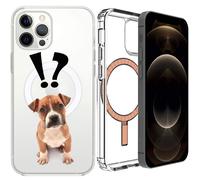 Custodia cover MagSafe per Apple iPhone 13 Mini Pro Max Magnetic Trasparent U10A