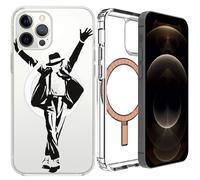 Custodia cover MagSafe per Apple iPhone 14 / Plus Pro Ma Magnetic Trasparente T5