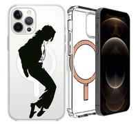 Custodia cover MagSafe per Apple iPhone 14 / Plus Pro Ma Magnetic Trasparente T5