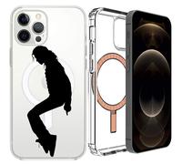 Custodia cover MagSafe per Apple iPhone 14 / Plus Pro Ma Magnetic Trasparente T5
