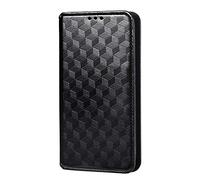 Custodia Cover Per Doogee Note 59,Chiusura magnetica Flip Phone Case,PU cuoio portafoglio telefono caso con slot per carte.Progettazione di modelli 3D-Black