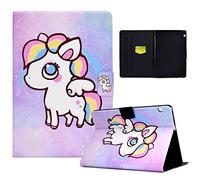 Custodia Cover per Huawei MediaPad T5 10, Lightweight Pelle con Funzione di Stand Flip Copertina per Huawei MediaPad T5 10 10.1'' 2018， Cavallo rosa