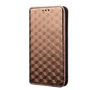 Custodia Cover Per Umidigi Note 100A,Chiusura magnetica Flip Phone Case,PU cuoio portafoglio telefono caso con slot per carte.Progettazione di modelli 3D-Brown