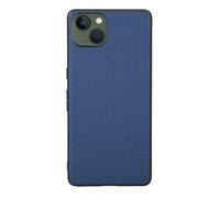 Custodia Cover Per VIVO iQOO NEO3,Surface Raised grain design,Anti caduta protezione,Anti impronte digitali,Anti graffi,plastica morbida imitazione pelle aspetto -Blue