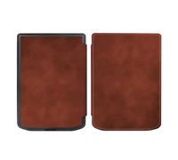 Custodia Custodia compatibile con Pocketbook Verse Lite 6'' E-Reader Custodia sottile con funzione di riattivazione/sospensione automatica Protezione antiurto(Brown)