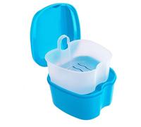 Custodia da Bagno per Protesi Ortodontica,Cassa della dentiera Scatola Ortodontica del Fermo Bite Dentale Porta Apparecchio Denti Scatola per Dentiera Dentiera Contenitore Denti Falsi per Viaggio