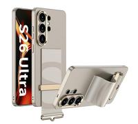 Custodia da braccio per Samsung Galaxy S26, ultra sottile, in plastica e silicone, grigio