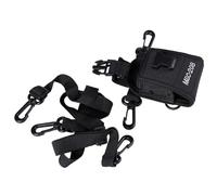 Custodia da cintura in nylon a due vie per radio fondine con tracolla regolabile Borsa da cintura in nylon Supporto radio multifunzione