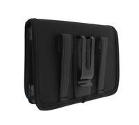 Custodia da cintura per smartphone taglia L doppio fissaggio clip + passante