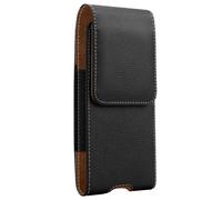 Custodia da cintura verticale nera 6,5 pollici per smartphone