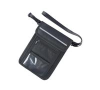 Custodia da collo per telefono, organizer sicuro con finestra trasparente, portafoglio da viaggio con blocco RFID, porta passaporto antifurto, 15,5 x 15,5 cm