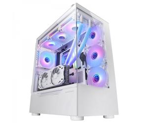 Custodia da Gaming Mars Gaming MC-ULT CUSTOM - Vetro Temperato Panoramica - Supporto E-ATX - Capacità per 9 Ventole - Doppia F NEW