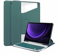 Custodia da tastiera per Samsung Galaxy Tab A11 Plus 2025 11 pollici, Tab A9 Plus 5G 11 pollici 2023, supporto girevole Follio Flip Smart Tablet Cover Sleep/Wake