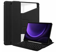Custodia da tastiera per Samsung Galaxy Tab A11 Plus 2025 11 pollici, Tab A9 Plus 5G 11 pollici 2023, supporto girevole Follio Flip Smart Tablet Cover Sleep/Wake