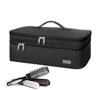 Custodia da trasporto a doppio strato - borsa a spazzola ad aria calda, organizzatore di stoccaggio portatile | Taspa per utensili per capelli durevoli per accessori per lo styling, pennello per arric