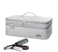 Custodia da trasporto a doppio strato - borsa a spazzola ad aria calda, organizzatore di stoccaggio portatile | Taspa per utensili per capelli durevoli per accessori per lo styling, pennello per arric