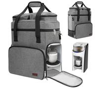 Custodia da trasporto compatibile con Baby Brezza Formula Pro Advanced Formula Maker, borsa portatile da viaggio con tracolla e tasche per biberon e accessori per bambini (solo borsa)
