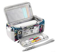 Custodia da trasporto compatibile con Cricut Joy Xtra, con contenitore multilivello e funzionalità aperta per una preparazione artigianale senza soluzione di continuità (stampa)