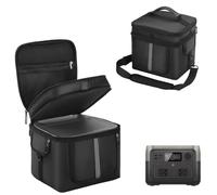Custodia da trasporto compatibile con ECOFLOW River 2 Max Power Station | Borsa da viaggio portatile con vano per cavi, tracolla staccabile e apertura con cerniera per un facile accesso e
