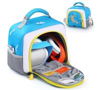 Custodia da trasporto con tasca laterale in rete protettiva, custodia protettiva con doppia cerniera, per lettore musicale Yto (3a generazione), per lettori audio Toniebox, set iniziale per viaggi e