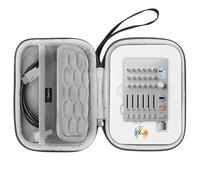 Custodia da trasporto Geekria per interfaccia audio, compatibile con Teenage Engineering TX-6, borsa da viaggio portatile rigida (grigio scuro)