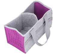 Custodia da Trasporto in Feltro con Spazio Extra per il Set Iniziale del Lettore Toniebox, Feltro Spesso, Pieghevole, per Lettori Musicali, Cuffie (PURPLE)