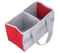 Custodia da Trasporto in Feltro con Spazio Extra per il Set Iniziale del Lettore Toniebox, Feltro Spesso, Pieghevole, per Lettori Musicali, Cuffie (rosso)