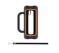 Custodia da trasporto in silicone per altoparlante JBL GRIP, custodia in silicone per impugnatura a mano, protezione antiurto con cordino per altoparlante JBL GRIP (nero)