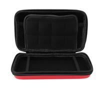 Custodia da trasporto per 3DS per New 3DS XL per New 2DS XL, custodia protettiva rigida da viaggio per Super NES Edition per New 2DS XL con 8 slot per giochi tasca interna (rosso)