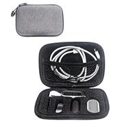 Custodia da trasporto per console PLAUD NotePin Console resistente agli urti e alle cadute, borsa portaoggetti per cordino, cavo, braccialetto, clip, caricabatterie e dispositivo Plaud NotePin, Beige,