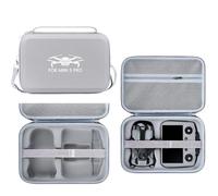 Custodia da trasporto per DJI Mini 5 Pro, borsa da viaggio con tracolla Mini 5 Pro Drone Custodia Impermeabile PU Custodia protettiva EVA Anti-pressione Portatile Organizer Box, Grigio, Custodia Mini