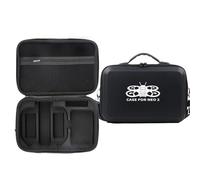 Custodia da trasporto per DJI Neo 2, custodia da viaggio portatile di grande capacità con tracolla per Neo2 Fly More Combo, RC-N3, hub di ricarica della batteria e accessori, Nero con motivo, Custodia