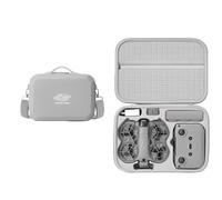 Custodia da trasporto per DJI Neo 2 Fly More Combo Accessori, custodia da viaggio portatile in pelle PU borsa a tracolla per drone DJI Neo 2, telecomando RC-N3, 4 batterie e hub di ricarica