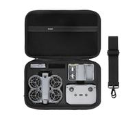Custodia da trasporto per DJI Neo 2 Fly More Combo, custodia rigida da viaggio portatile borsa a tracolla per drone DJI Neo 2, telecomando RC-N3, hub di ricarica batteria e accessori, Nero , Semplice