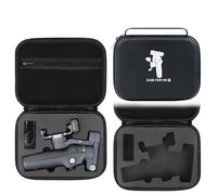 Custodia da trasporto per DJI Osmo Mobile 8 Borsa da Viaggio Impermeabile PU Custodia Protettiva Portatile Organizer da Viaggio Scatola Antiurto Custodia rigida per OM8 Stabilizzatore Gimbal, Nero
