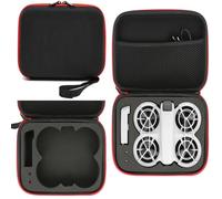 Custodia da trasporto per drone DJI Neo Borsa portaoggetti antiurto con doppia cerniera e cordino Borsa portatile da viaggio EVA Custodia rigida per il trasporto Accessori per droni, Nero , Custodia