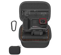 Custodia da trasporto per Insta 360 Ace Pro 2 Xplorer Pro Bundle, borsa da viaggio portatile in EVA per fotocamera, impugnatura e accessori per fotocamera stampante tascabile, Nero-L, No