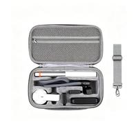 Custodia da trasporto per Insta360 X6 Essentials Bundle, custodia portatile in PU custodia rigida protettiva da viaggio con tracolla per accessori per fotocamera Insta 360 X6, grigio, Semplice