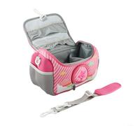Custodia da trasporto per Little TIKESs Story Machine Starter Set, borsa in tessuto non tessuto per lettori audio, libri e personaggi, rosa, rosso, grigio, blu, verde (rosa)