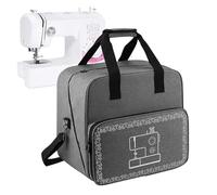 Custodia da trasporto per macchina da cucire: borsa da cucito per la conservazione, borsa protettiva antipolvere a lunga durata che si adatta alle macchine da cucire standard, Brother e Jan, grigio