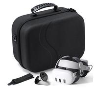 Custodia da trasporto per Meta Quest 3, custodia da viaggio compatibile con design kiwi per BOBOVR M3 cinturino per batteria, controller e altri accessori, custodia rigida portatile per Oculus Quest 3