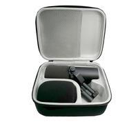 Custodia da trasporto per microfono Shure SM7B Vocal Dynamic e MV7/MV7X USB Podcast, custodia rigida protettiva portatile, colore nero