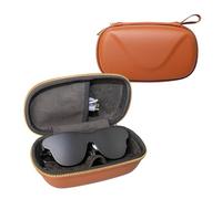 Custodia da trasporto per occhiali AR, adatta per RayNeo per XREAL per INMO per Xiaomi Borsa portatile antiurto con divisore rimovibile, custodia protettiva rigida in EVA, Marrone, Custodia per