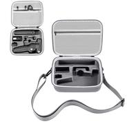 Custodia da trasporto per Osmo Mobile 7/7P Borsa a tracolla portatile in pelle PU per DJI Osmo Mobile 7/7P Stabilizzatore cardanico Custodia da viaggio Accessori, Grigio, Custodia per il trasporto