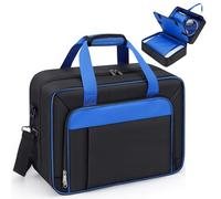 Custodia da trasporto per PS5, borsa protettiva spessa da viaggio compatibile con console Playstation 5, cuffie, controller PS5, dischi di gioco e accessori da gioco