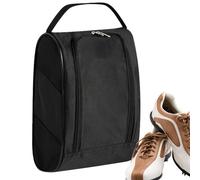 Custodia da trasporto per scarpe da golf, per scarpe da golf, con chiusura lampo e ventilazione, per trasporto per calze, magliette, guanti, CE, Nero , Vedi la descrizione, Vedere la descrizione